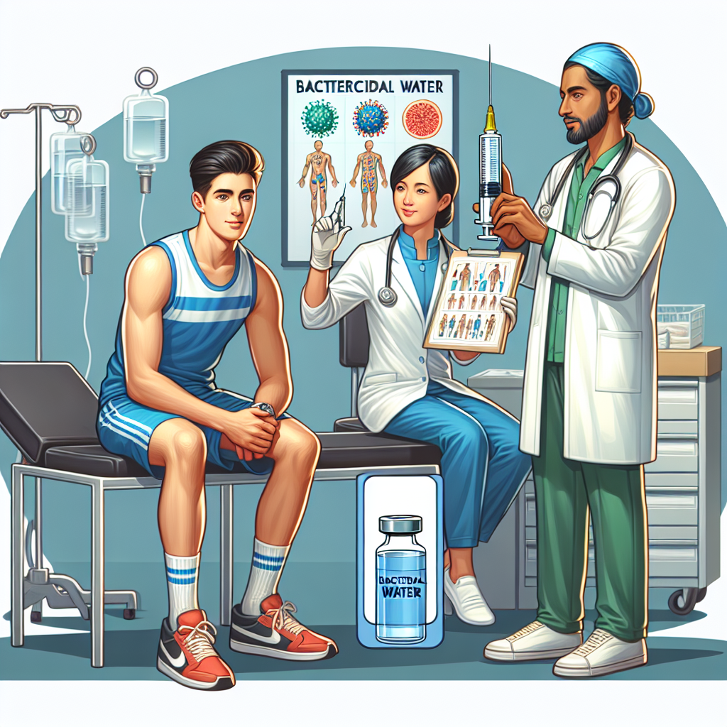 Come utilizzare correttamente l'acqua battericida per iniezioni negli atleti