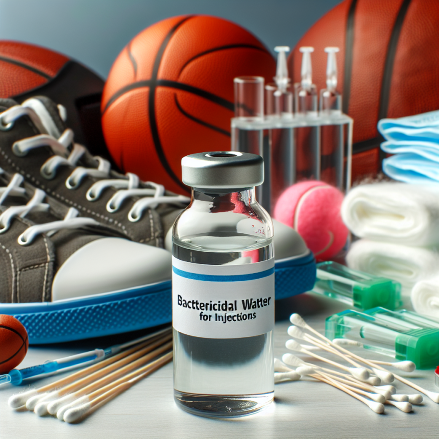 L'acqua battericida per iniezioni come soluzione per prevenire infezioni da lesioni sportive